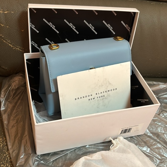 Brandon Blackwood Bowen Bag- Blue Leather - Picture 8 of 8